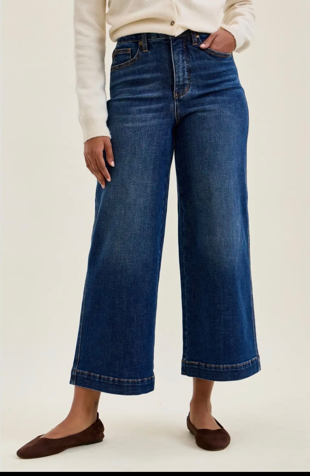 Ankle Wide Alexa Jeans
