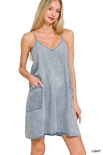 Stone Washed Cowgirl Dress