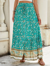 Teal Magnolia Skirt
