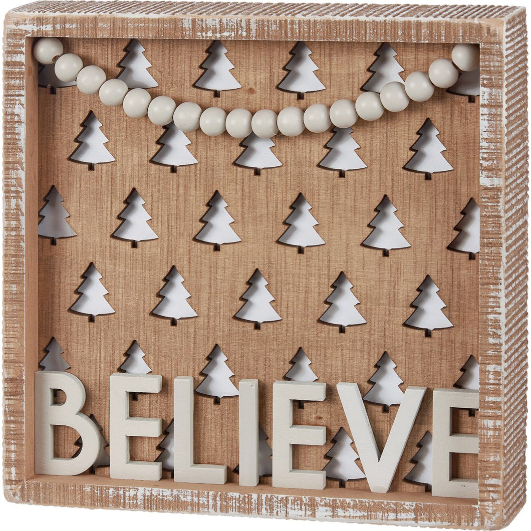 BELIVE BOX SIGN 4427
